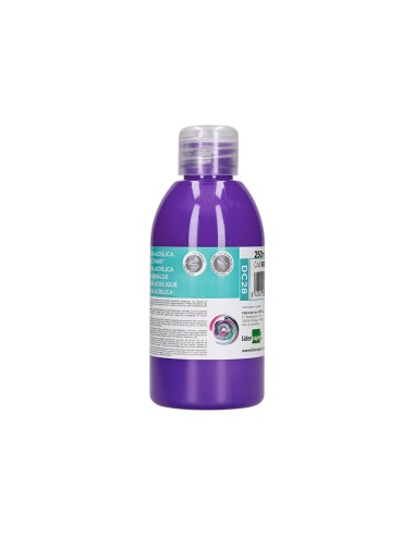 Pintura acrilica liderpapel bote de 250 ml violeta
