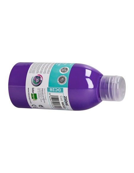 Pintura acrilica liderpapel bote de 250 ml violeta