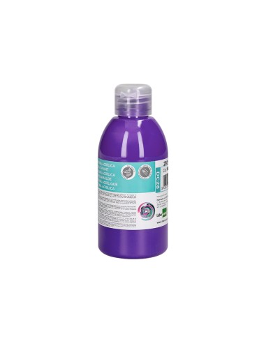 Pintura acrilica liderpapel bote de 250 ml violeta