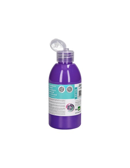 Pintura acrilica liderpapel bote de 250 ml violeta