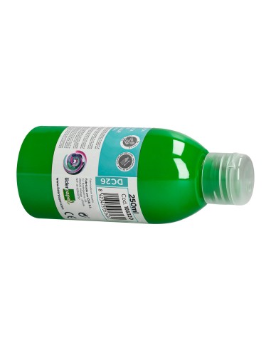 Pintura acrilica liderpapel bote de 250 ml verde
