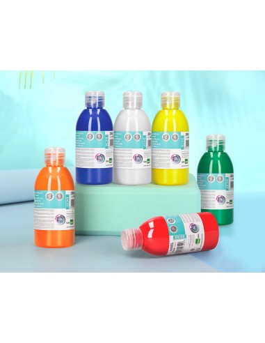 Pintura acrilica liderpapel bote de 250 ml verde