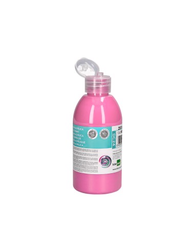 Pintura acrilica liderpapel bote de 250 ml rosa