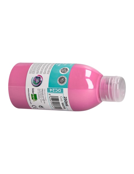 Pintura acrilica liderpapel bote de 250 ml rosa