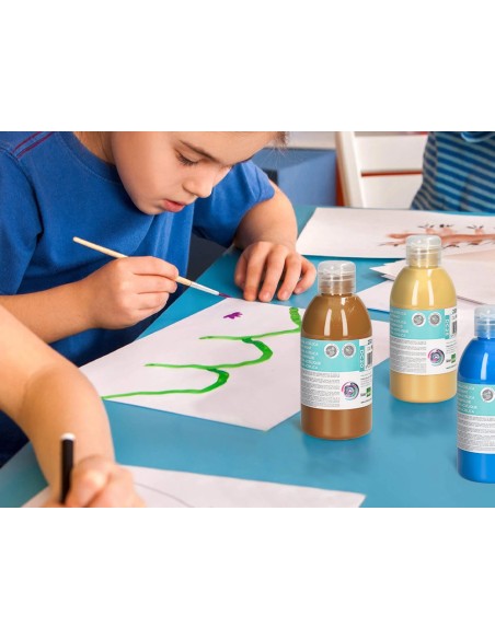 Pintura acrilica liderpapel bote de 250 ml negro