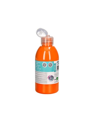 Pintura acrilica liderpapel bote de 250 ml naranja