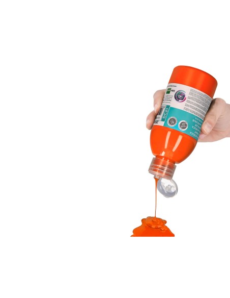 Pintura acrilica liderpapel bote de 250 ml naranja