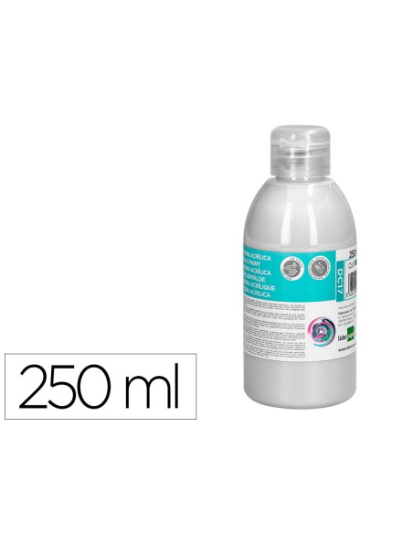 Pintura acrilica liderpapel bote de 250 ml blanco