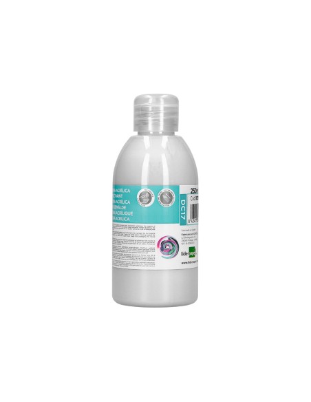 Pintura acrilica liderpapel bote de 250 ml blanco