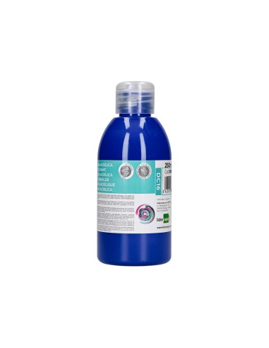 Pintura acrilica liderpapel bote de 250 ml azul ultramar