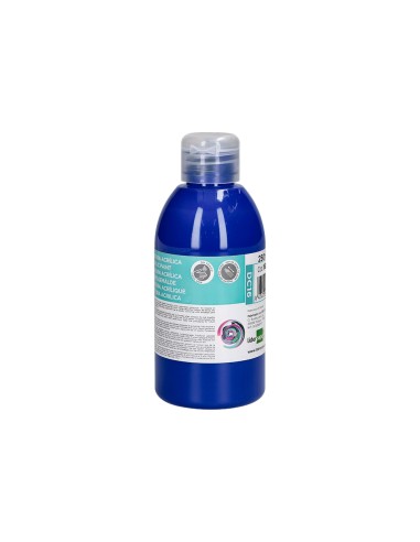 Pintura acrilica liderpapel bote de 250 ml azul ultramar