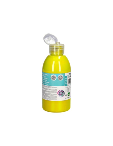 Pintura acrilica liderpapel bote de 250 ml amarillo