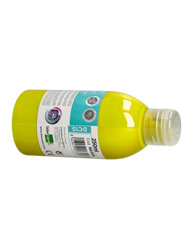 Pintura acrilica liderpapel bote de 250 ml amarillo