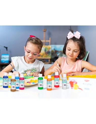 Pintura acrilica liderpapel bote de 80 ml violeta