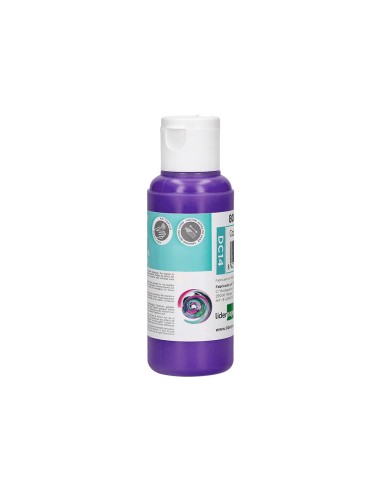 Pintura acrilica liderpapel bote de 80 ml violeta