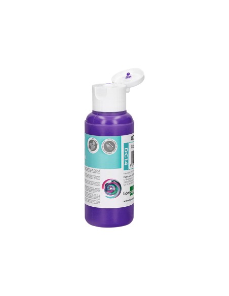 Pintura acrilica liderpapel bote de 80 ml violeta