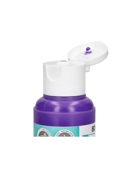 Pintura acrilica liderpapel bote de 80 ml violeta