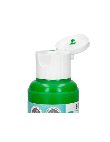 Pintura acrilica liderpapel bote de 80 ml verde