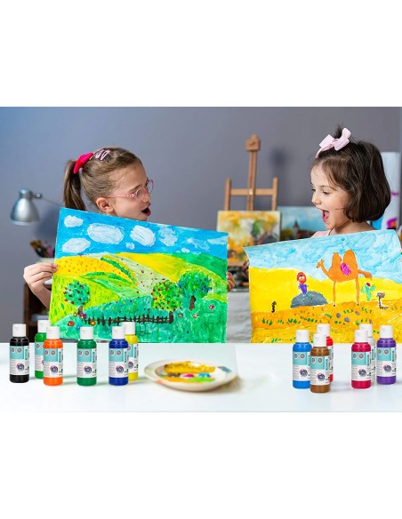 Pintura acrilica liderpapel bote de 80 ml rosa