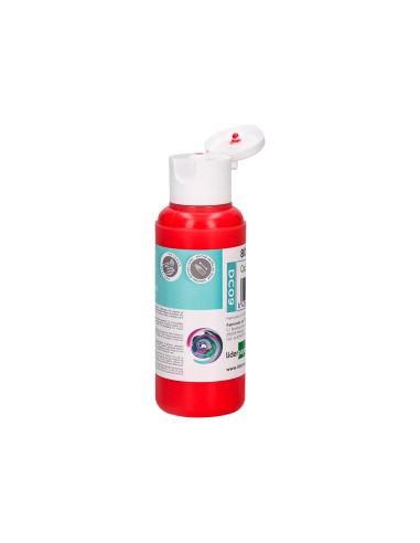 Pintura acrilica liderpapel bote de 80 ml rojo