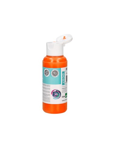Pintura acrilica liderpapel bote de 80 ml naranja