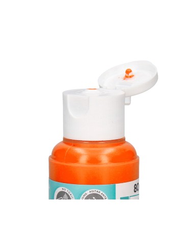 Pintura acrilica liderpapel bote de 80 ml naranja