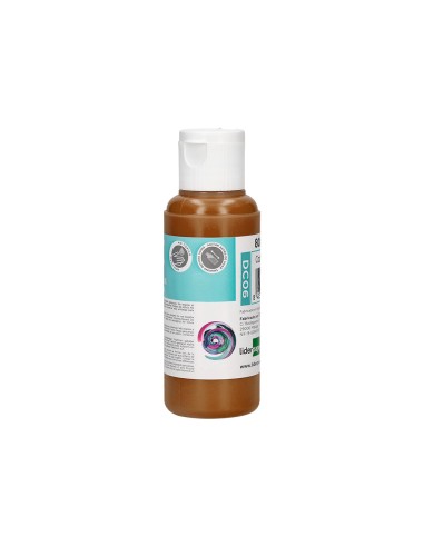 Pintura acrilica liderpapel bote de 80 ml marron