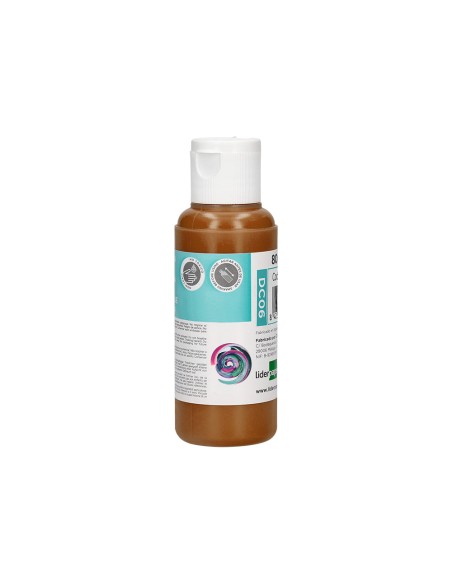 Pintura acrilica liderpapel bote de 80 ml marron