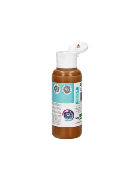Pintura acrilica liderpapel bote de 80 ml marron
