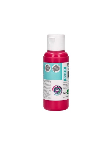 Pintura acrilica liderpapel bote de 80 ml magenta