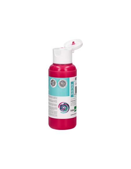 Pintura acrilica liderpapel bote de 80 ml magenta