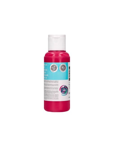 Pintura acrilica liderpapel bote de 80 ml magenta