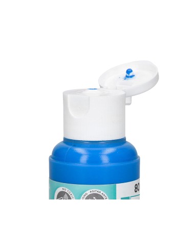 Pintura acrilica liderpapel bote de 80 ml cian