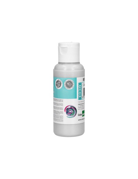 Pintura acrilica liderpapel bote de 80 ml blanco