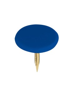 Chincheta lismania office color azul claro caja de 100 unidades