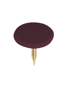 Chincheta lismania office color marron caja de 100 unidades