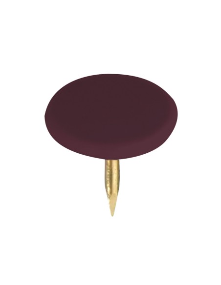 Chincheta lismania office color marron caja de 100 unidades