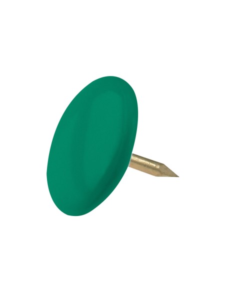 Chincheta lismania office color verde caja de 100 unidades