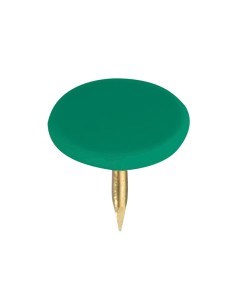 Chincheta lismania office color verde caja de 100 unidades