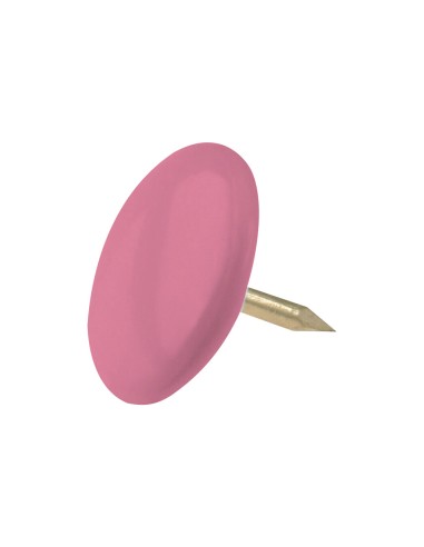Chincheta lismania office color rosa caja de 100 unidades
