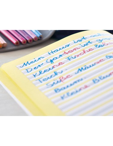 Lapices bicolor fino faber castell 2160 rb hexagonal rojo azul blister de 2 unidades