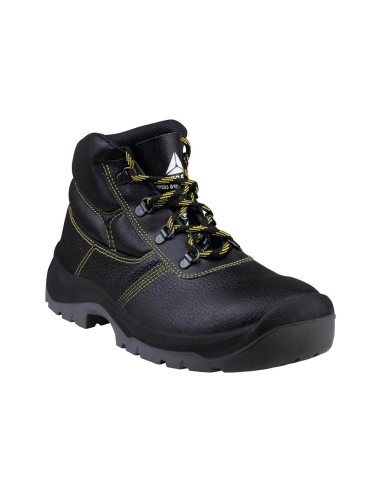 Botas deltaplus de seguridad piel crupon pigmentada suela pu bi densidad color negro talla 47