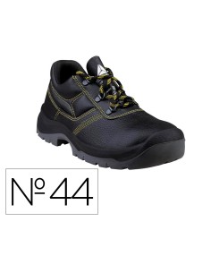Zapatos de seguridad deltaplus piel crupon pigmentada suela pu bi densidad color negro talla 44