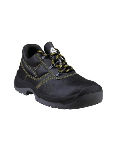 Zapatos de seguridad deltaplus piel crupon pigmentada suela pu bi densidad color negro talla 37