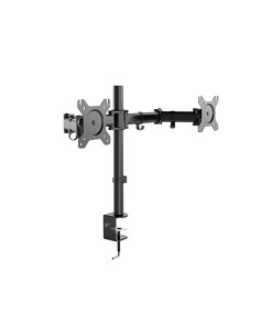 Soporte nox para monitor lite stand 13 27 dual vesa altura maxima 600 mm hasta 8 kg color negro