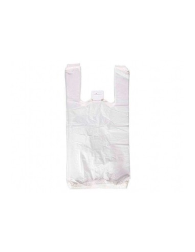 Bolsa camiseta reciclada 70 blanca 50 mc 35x50 cm apta legislacion de bolsas 2021