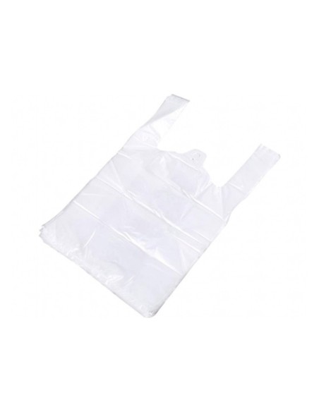 Bolsa camiseta reciclada 70 blanca 50 mc 35x50 cm apta legislacion de bolsas 2021