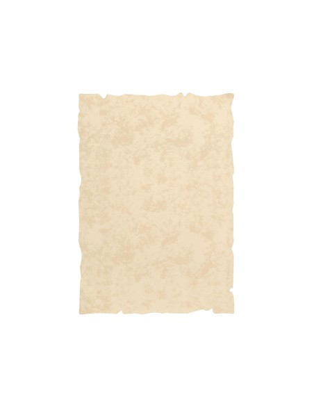 Papel pergamino liderpapel din a4 con bordes 180g m2 color crema paquete de 50 hojas