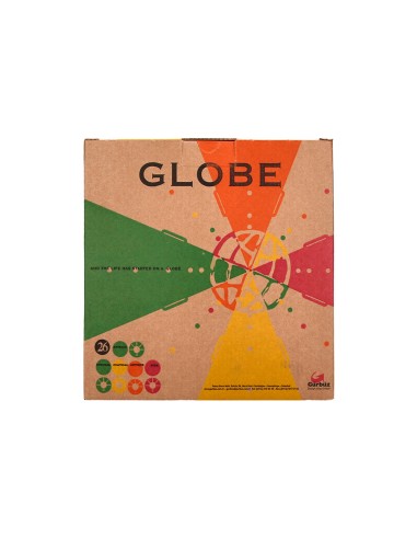 Globo terraqueo liderpapel con luz fisico y politico estilo antiguo diametro 26 cm