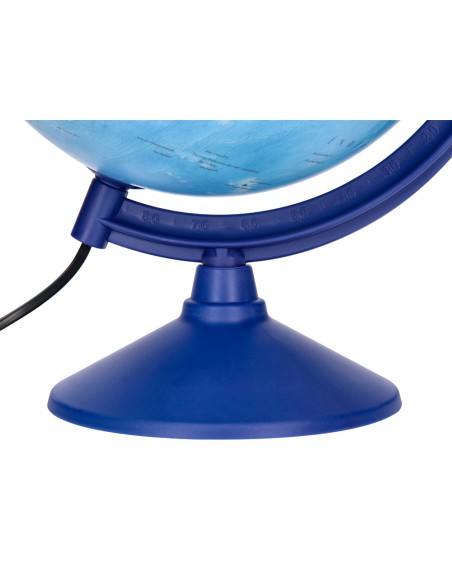 Globo terraqueo liderpapel con luz fisico y politico diametro 26 cm